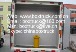 Explosive transport truck body